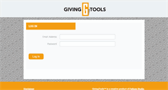 Desktop Screenshot of givingtools.org